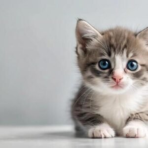 cute-curious-gray-and-white-kitten-in-a-long-shot-photo